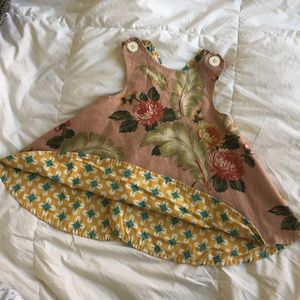 Reversible smock dress